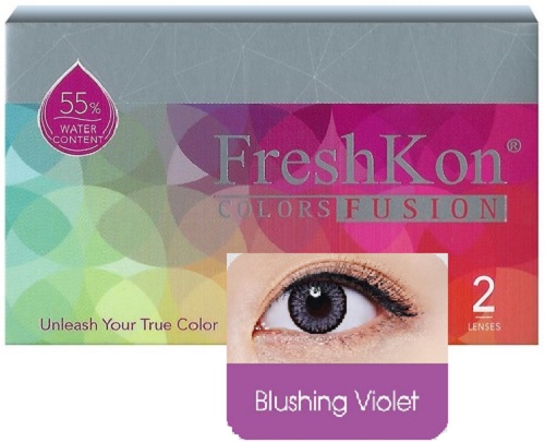 FreshKon Colors Fusion color contact lens - Blushing Violet